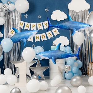 Jouets de piscine gonflables en forme de requin pour enfants et adultes, pour les fêtes d'anniversaire et de Noël, divertissements aquatiques et décorations, cadeaux de fête - Product Image 2