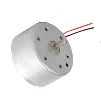 Motor Getar Listrik Mikro DC Donghui DRF-300CA Kecil 24.4mm 3V RF 500Hz 2100RPM Torsi 10g.cm