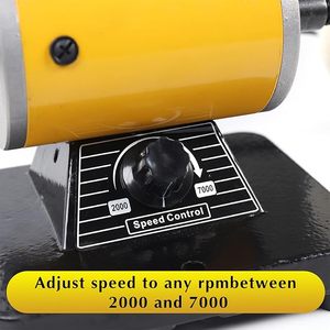 Điện kép đánh bóng Đệm Băng ghế dự bị hàng đầu đánh bóng biến tốc độ di động nha khoa phòng thí nghiệm nha sĩ Mini đánh bóng máy tiện - Product Image 5