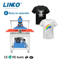 Machines de presse à chaud semi-automatiques à double station LINKO, prix usine, taille 40*60cm