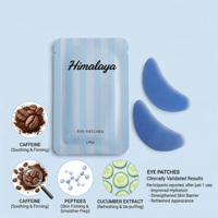 Patchs Hydrogel Contour des Yeux au Concombre, Caféine et Peptides Marque Blanche – Anti-Poches, Raffermissant, Anti-Rides, Hydratant
