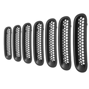 Jeep Cherokee Accessoires Chrome Porte Pare-chocs Support Radiateur Support Antibrouillard Cas Ventilateur Capot Verrouillage Pare-Soleil Vent Bug Déflecteurs - Product Image 1