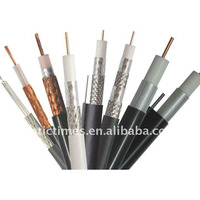 75 Ohm Rg11 Cable Coaxial Rg11 proveedor Coaxial Rg 6 Cable con poder