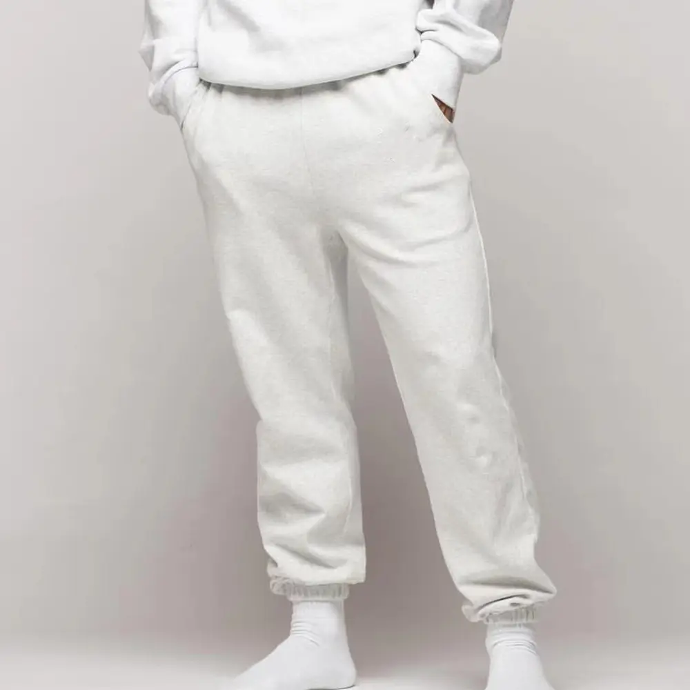 Pantalones de chándal de algodón para hombre y mujer, ropa de calle con logotipo personalizado, peso pesado, OEM/ODM