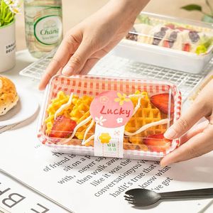 Commercio all'ingrosso su misura di plastica torta scatola di imballaggio in PP coperchio dolce frutta verdura scatola di insalata per cibo da asporto - Product Image 2