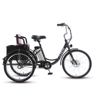 Electric Tricycle With Safety Child Seat Leisure 3 Wheel E <strong>Bike</strong> Long Range Electric Trike for Women Daily Commute <strong>Pick</strong> Children - Product Image 4