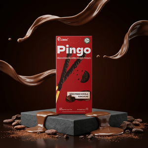 Galletas de Chocolate con Leche Premium PINGO con Trozos Crujientes de Cacao 32g, Fabricante ODM Vietnam, Muestras Gratis - Product Image 1
