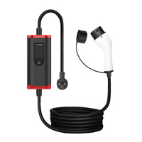 Chargeur EV Type2 Câble de charge pour véhicule électrique 7kw 3.5kw 11kw 5M Câble courant réglable 32A 16A Chargeur EV portable