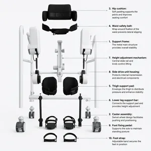 Exoesqueleto Robótico Motorizado Portátil para Rehabilitación de Piernas, Entrenador de Caminata para Recuperación Neurológica Post-Ictus - Product Image 4
