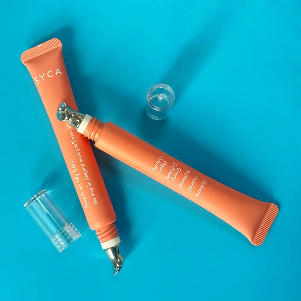 D16mm 5ml 10ml 12ml impression personnalisée unique tube de brillant à lèvres vide applicateur de zinc avec bouchon à vis