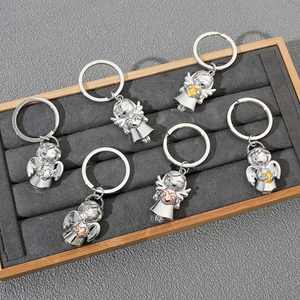 Nuevo Llavero de Ángel Sonriente para Niños y Niñas, Regalo de Navidad, Venta al por Mayor, Éxito de Ventas Transfronterizo - Product Image 3