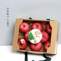 Vouwbare rechthoekige fruit- en groenteverpakking cadeaupapierdoos met handvat