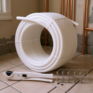 Tubería PEX-B de 3/4 Pulgadas, 300 Pies, con Barrera de Oxígeno, Blanca, para Calefacción por Suelo Radiante Residencial - Product Image 2