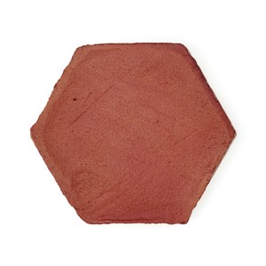 Piastrelle esagonali Chroma Red da 10 pollici per decorazione di pareti e pavimenti - Product Image 4