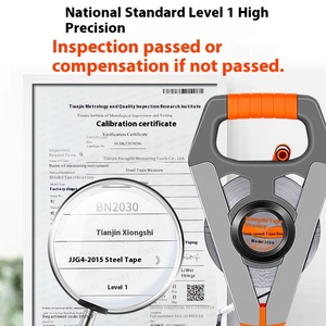Birinci sınıf doğruluk aslan 50m çelik mezura 100m yüksek hassasiyetli metre cetvel 30m büyük plastik çelik ölçme aracı - Product Image 4