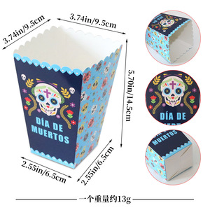 <span class=keywords><strong>Caja</strong></span> para Palomitas <span class=keywords><strong>de</strong></span> Maíz <span class=keywords><strong>de</strong></span> Halloween y Día <span class=keywords><strong>de</strong></span> <span class=keywords><strong>Muertos</strong></span>, <span class=keywords><strong>Caja</strong></span> para Comida <span class=keywords><strong>de</strong></span> Fiesta, <span class=keywords><strong>Caja</strong></span> <span class=keywords><strong>de</strong></span> Papel Desechable para Aperitivos - Product Image 3