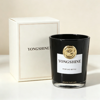 Offre Spéciale – Pot à bougie en verre transparent rond vide de 100 ml avec couvercle personnalisé pour parfums d'ambiance