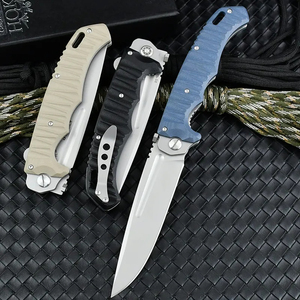 Cuchillo Táctico Plegable HL Personalizado con Mango G10 de Acero Inoxidable, Multifuncional para Uso DIY, ODM y OEM - Product Image 3