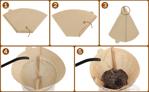 Filtro de café por goteo de madera almacenado ecológico clásico de calidad superior <span class=keywords><strong>HSJ</strong></span> - Product Image 4