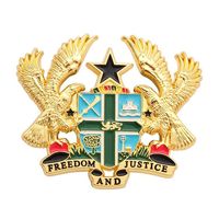Épinglette personnalisée en émail dur avec emblème d'aigle, fabriquée sur mesure, badge métallique personnalisé pour organisation, cadeau officiel
