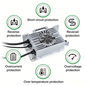 <span class=keywords><strong>Cargador</strong></span> <span class=keywords><strong>de</strong></span> Batería LiFePO4 <span class=keywords><strong>de</strong></span> Alta Potencia 72V 84V 88.2V 87.6V 10A 20S 21S 23S 24S IP67 Integrado - Product Image 2