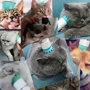 Masajeador de cabeza eléctrico multifunción, inalámbrico, pequeño, para gatos, perros, mascotas, con cabezales reemplazables - Product Image 3