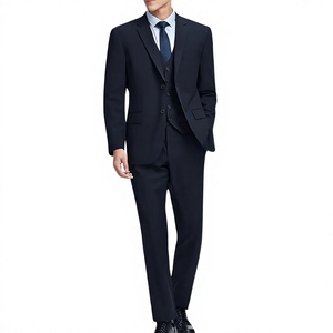 Costume formel deux pièces pour homme grande taille MSF – Ensemble blazer et pantalon sur mesure pour mariage, fête ou bureau - Product Image 2