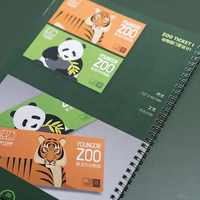 Carnets promotionnels personnalisés à spirale A4/A5, couverture rigide, 80 feuilles, avec papier offset pour impression de brochures/livrets