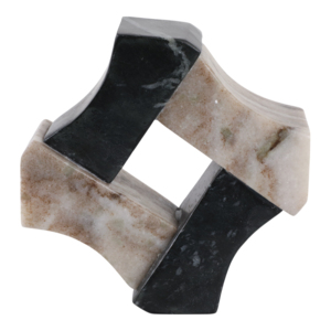 Scultura Moderna in Marmo a Forma di Diamante, Figurina Artistica per Arredamento Casa, Ufficio e Bagno - Product Image 4
