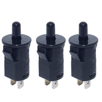 Interrupteur de porte de réfrigérateur, de cave à vin et de congélateur ZING EAR noir et blanc SJ1-1-C-WT-P8-L1-N IP11 à commande permanente anti-basculement