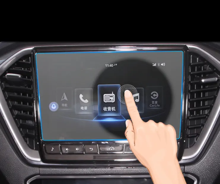Gadget Car Infotainment Multimedia Dmax Protector de pantalla de vidrio templado para Isuzu 2023 Android Navigation DMAX Accesorios