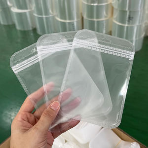 ถุงซิปล็อกแบบใสมีรูแขวนปิดผนึกในตัวหลายขนาดกระเป๋าด้าน<span class=keywords><strong>หน้า</strong></span>และด้านหลังเครื่องประดับของขวัญสำหรับอุปกรณ์เสริม - Product Image 1