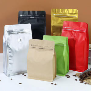 Bolsas de Plástico Preformadas con Cierre Hermético, Resistentes a la Humedad, para Café en <span class=keywords><strong>Grano</strong></span> y Aperitivos - Product Image 1