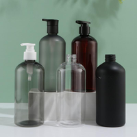 Bouteilles en plastique rondes blanches personnalisées de 30 ml, 60 ml, 80 ml, 100 ml, 120 ml, 150 ml en PET pour soins du visage, huile, lotion, avec pompes