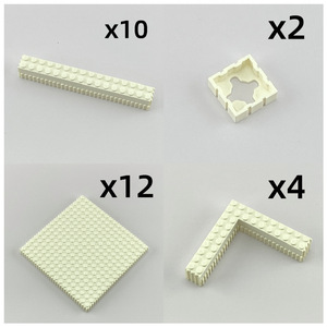 Đồ chơi xếp hình hình học giáo dục mới mẻ, kiểu dáng thời thượng, 16x16 chấm, kèm phụ kiện, mô hình đồ chơi cho trẻ em - Product Image 4