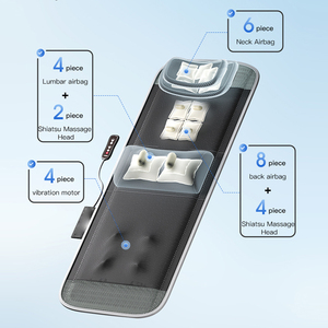 OEM/ODM multifunción cuerpo completo Shiatsu masaje Mat espuma de memoria con calefacción y vibración para la aplicación del cuello - Product Image 6