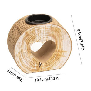 Cây gỗ người giữ ngọn nến trang trí nội thất nến Jar người giữ ngọn nến gỗ - Product Image 4