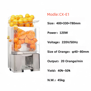Máquina Expendedora Automática Comercial de Jugo de Cítricos con Motor, 20 <span class=keywords><strong>Naranjas</strong></span>/min, 120W de Potencia, <span class=keywords><strong>para</strong></span> Naranja, Limón y Lima - Product Image 6