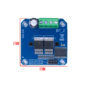 Module de commande de moteur intelligent haute puissance pour véhicule BTS7960, contrôle de limitation de courant 43A, commande de réfrigération semi-conductrice - Product Image 2