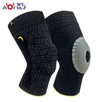 Genouillère de compression quotidienne durable pour soulager la douleur, soutien stable, genouillère de sport antidérapante, spandex respirant, absorption des chocs