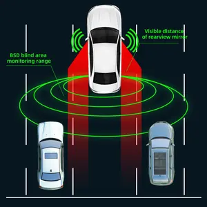 Xe BSD điểm mù hệ thống giám sát 24Ghz lò vi sóng Radar cảm biến bsm điểm mù gương phát hiện làn thay đổi hỗ trợ BSA