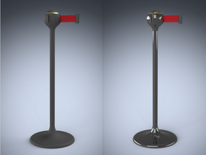 Metall Crowd Control Gürtel Barriere für <span class=keywords><strong>Queue</strong></span> Management Rungen Post für Crowd Control Portable - Product Image 6