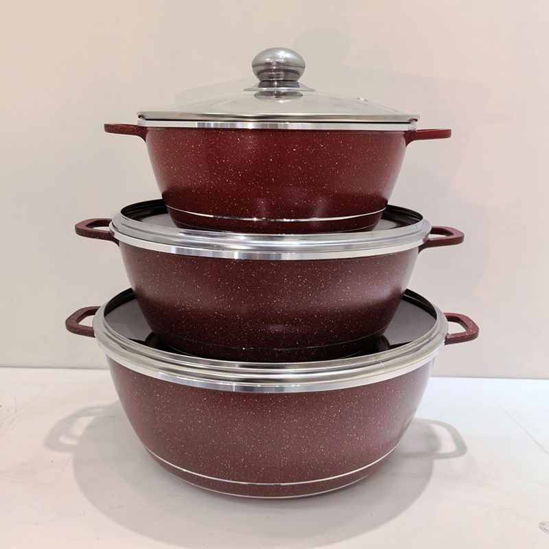 Conjunto rojo de 3 piezas.