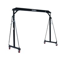 Produsen Mobile Gantry Crane Compact Gantry Frame Lifting Hoist Elektrik Tipe Dorong Manual untuk Lokasi Konstruksi 1000-2000kg