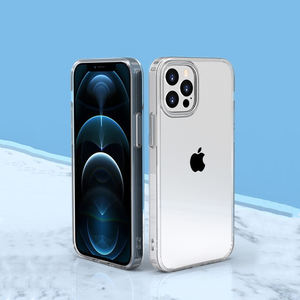 Funda Transparente para Teléfono Celular <span class=keywords><strong>de</strong></span> PC+TPU, Funda Protectora <span class=keywords><strong>de</strong></span> Cristal para Teléfono Celular, Personalizable al por Mayor, para <span class=keywords><strong>iPhone</strong></span> 11 12 13 14 15Pro Max - Product Image 3