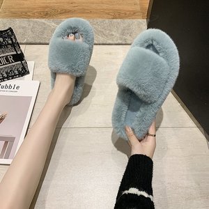<span class=keywords><strong>Pantofole</strong></span> Invernali Morbide Antiscivolo Multicolore in Pelliccia Sintetica per Donna - Product Image 5