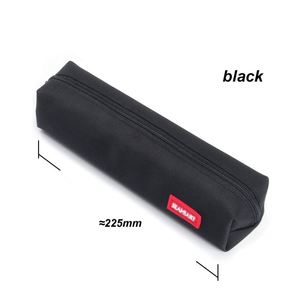 High Quality Portable Washable Canvas <b>Black</b> Gray <b>Mini</b> Pencil case Pouch Pen <b>Bag</b> for Students School Supplies Custom Gifts - Product Image 5