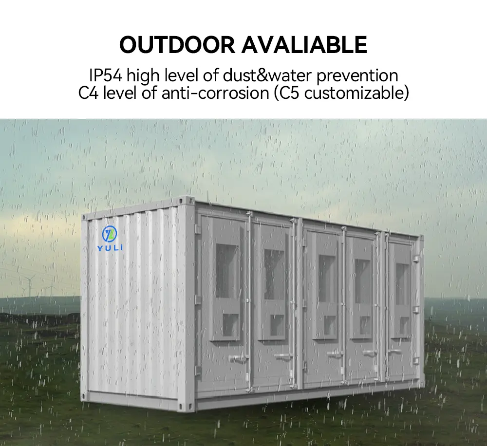 500KW 2MW Lithium Ion Power Bank On Grid or Off Grid Battery System Solar Reefer Energy Storage Container