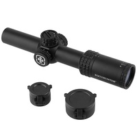 Lunette de visée tactique Focuhunter LPVO 1-6x24E SFP à réticule rouge gravé sur verre, antichoc 1000G, pour la chasse – Meilleure vente