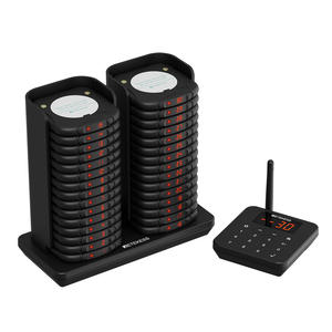Système de gestion de commande de restaurant sans fil anti-basculement, empilable, anti-débordement, avec rappel de sortie de portée, alarme, 30 pagers TD186 - Product Image 6